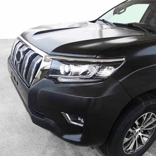 Вії на фари Toyota Land Cruiser Prado 150 2018+ (оригінальний дизайн)