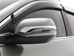 Полоски на зеркала (2 шт, ABS) для Honda CRV 2012-2016 гг.