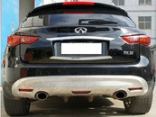 Задня накладка Libao (пластик) для Infiniti QX70 2013↗ мм.