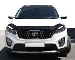 Дефлектор капота (EuroCap) для Kia Sorento UM 2015-2020рр.
