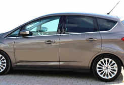 Окантовка вікон (8 шт, нерж) для Ford C-Max/Grand C-Max 2010↗ мм.