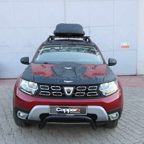 Накладка на капот (ABS) для Renault Duster 2018↗ мм.