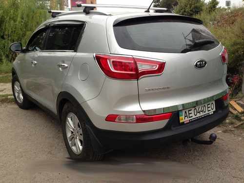 Хром накладка нижньої кромки для кришки багажника (нерж.) Omsa для Sportage 2010+