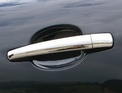 Накладки на ручки (4 шт, нерж) ABS - Хромований пластик для Peugeot 5008 2009-2016 рр.