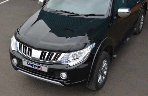 Дефлектор капота (EuroCap) для Mitsubishi L200 2015-2019