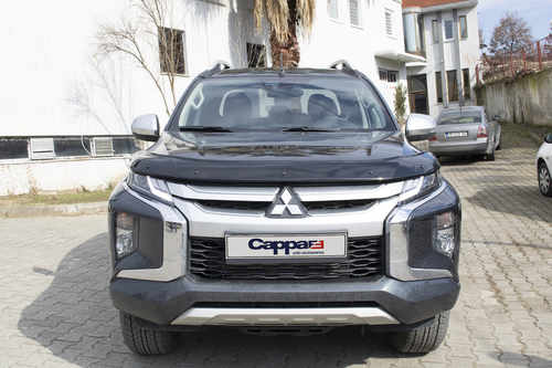 Дефлектор капота (2019-2023, EuroCap) для Mitsubishi L200 2015↗ мм.