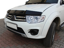 Дефлектор капота (EuroCap) для Mitsubishi L200 2006-2015рр.