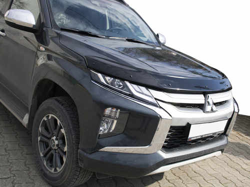Дефлектор капота (2019-2023, EuroCap) для Mitsubishi L200 2015↗ мм.