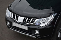 Дефлектор капота (EuroCap) для Mitsubishi L200 2015-2019