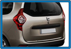 Накладки на кромка багажника (нерж.) для Renault Lodgy 2013↗ мм.