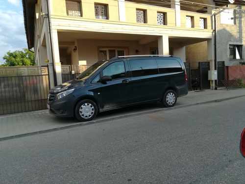 Рейлінги хром Elite (пласт. ніжки) Коротка база (SHORT) для Mercedes Vito W639 2004-2015рр.