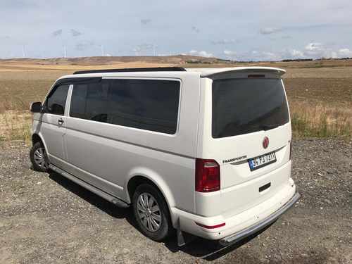 Алюмінієві рейлінги інтегровані для VW T5, T6 чорні (Довга база)