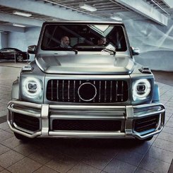 Передній захист тип-1 для Mercedes G сlass W463 2018-2023