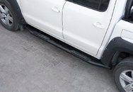 Бокові пороги Amazon Black (2 шт., чорні) для Ford Ranger 2011↗ мм.