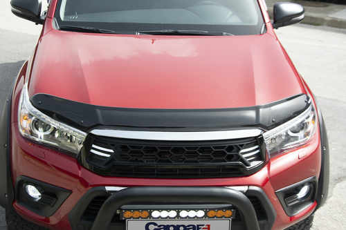 Дефлектор капота (EuroCap) для Toyota Hilux 2015↗ мм.