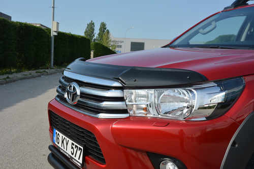 Дефлектор капота (EuroCap) для Toyota Hilux 2015↗ мм.
