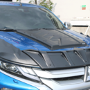 Накладка на капот (ABS) для Mitsubishi L200 2015↗ мм.