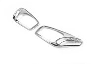 Накладки на фари (2 шт., пласт) для Toyota Rav 4 2003-2006  років.