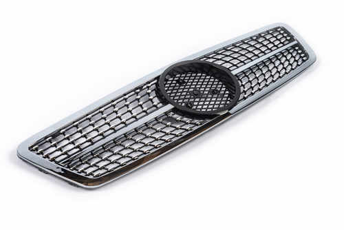 Передня решітка Diamond для Mercedes C-class W203 2000-2007рр.