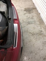 Накладка на задниій бампер (нерж.) для Hyundai I-20 2014-2018