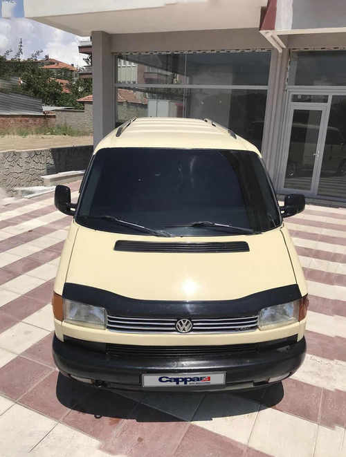Дефлектор капота (прямі фари) (EuroCap V1) для Volkswagen T4 Caravelle/Multivan