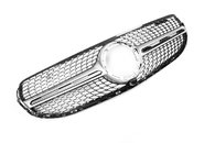 Передня решітка Diamond Silver для Mercedes GLC X253, GLC coupe C253 2019-2022