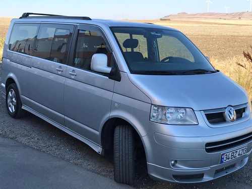 Алюмінієві рейлінги інтегровані для VW T5, T6 чорні (Довга база)