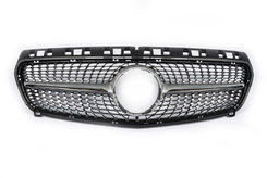 Передняя решетка Diamond Silver (2012-2015) для Mercedes A-сlass W176 2012-2018 гг.