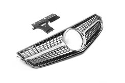 Передня решітка (2009-2013, Diamond Silver) для Mercedes E-сlass coupe C207 2010-2017рр.