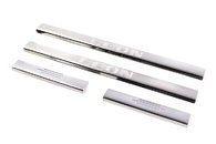 Накладки на пороги Carmos (4 шт, нерж) для Seat Leon 2013-2020 рр.
