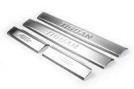 Хром накладки для VW Tiguan 2012-2016 накладки на пороги на пласт Carmos (Туреччина)