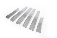 Молдинг дверних стійок (6 шт, нерж.) для Volkswagen Passat B5 1997-2005 років.