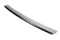 Накладка на задній бампер з загином (Omsa, нерж.) Матова для Volkswagen T5 рестайлінг 2010-2015 років.