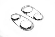 Накладки на фари окуляри V2 (2 шт., пласт) для Volkswagen Golf 4