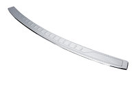 Накладка на задній бампер з загином (Carmos, сталь) для Volkswagen Caddy 2004-2015рр.