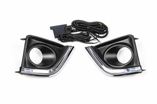 DRL штатні денні ходові вогні для Toyota Corolla 2013+ V2 (ДХО Королла 2013+, DRL Corolla 2013+)