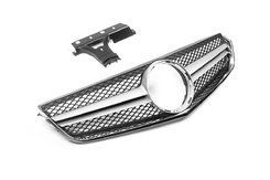 Передня решітка (2009-2013, AMG Silver) для Mercedes E-сlass coupe C207 2010-2017рр.