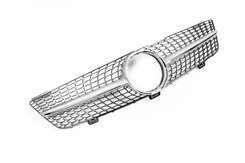 Передня решітка (2009-2011, Diamond Silver) для Mercedes CLS C219 2004-2010 рр.