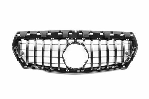 Передня решітка (2013-2016, GT) для Mercedes CLA C117 2013-2019рр.
