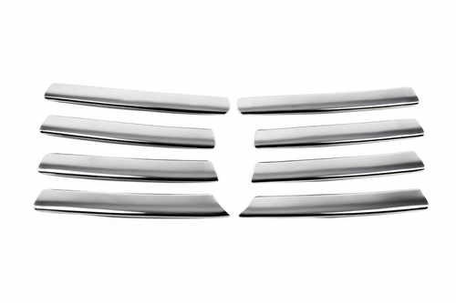 Хром накладки для VW Passat B5 передня решітка 00-04 нерж Carmos (Туреччина)