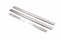 Хром накладки на дверні пороги (нерж.) 4 шт. Omsa для Fiat Grande Punto