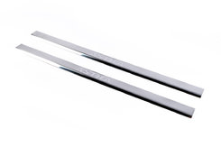 Накладки на пороги Carmos (Coupe, 2 шт, нерж.) для Opel Astra G classic 1998-2012 гг.