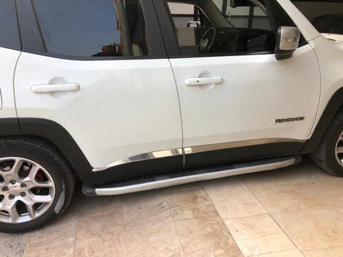 Молдинг дверний (4 шт, нерж) для Jeep Renegade