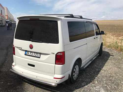 Алюмінієві рейлінги інтегровані для VW T5, T6 чорні (Довга база)