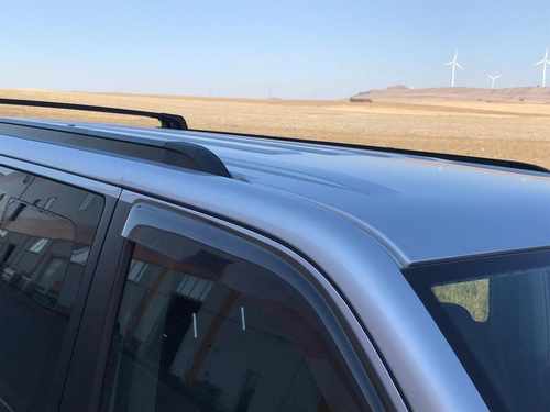 Алюмінієві рейлінги інтегровані для VW T5, T6 чорні (Довга база)