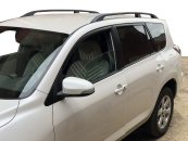 Рейлінги Чорні Турецькі Довга база, Металеві ніжки для Toyota Rav 4 2006-2013 років.