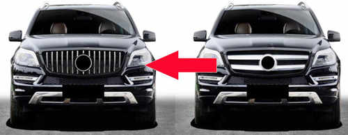 Передня решітка GT для Mercedes GL сlass X166