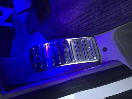 Накладка на підножку (нерж) для Mercedes Sprinter 2007-/VW Crafter 2006-