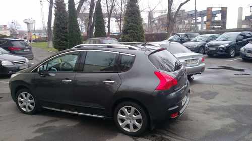 Рейлінги Skyport Grey для Peugeot 3008 2008-2016 рр.