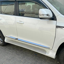 Молдинги на двери хром ABS для Toyota Prado 150 дизайн 2018 года